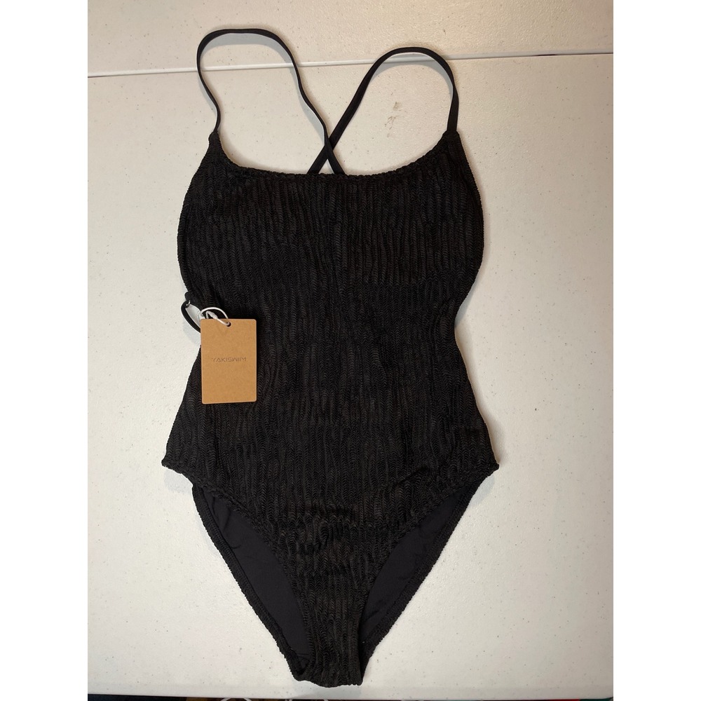 YAKISWIIM Womens Black Sexy One Piece Bathing Suits, XS